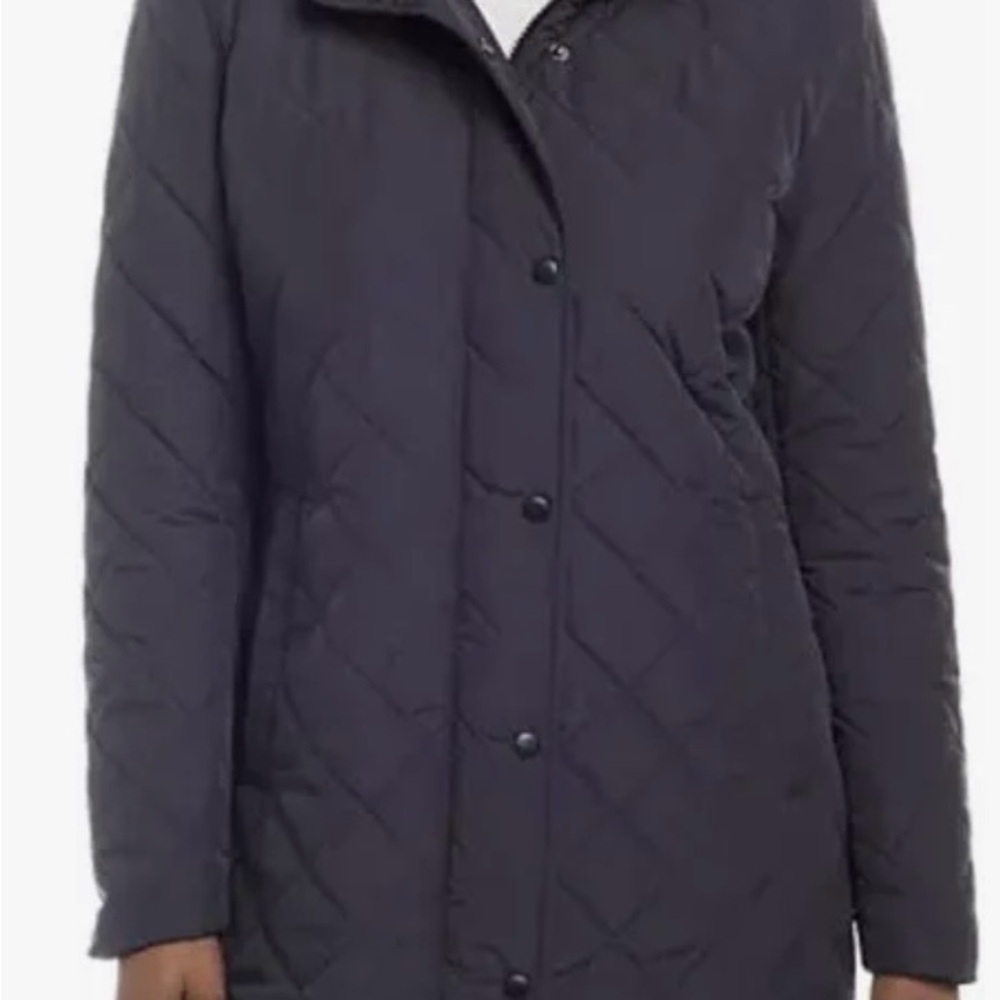 Weatherproof Black Quilted Puffer Jacket
